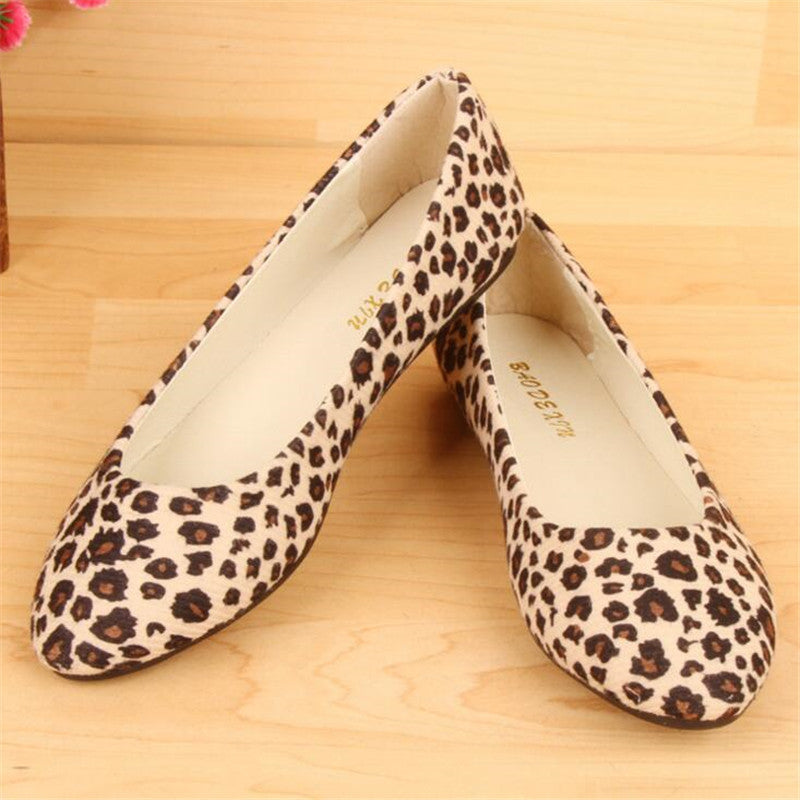 The Leopard Flats Shoes