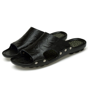 The hot british genuine cow leather sandals