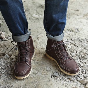 The Timsnow Tan Leather Shoes.