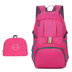 The Portable Zipper Nylon Backpack