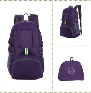 The Portable Zipper Nylon Backpack