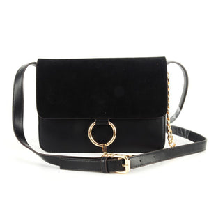The Suede Leather Crossbody Bag
