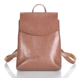 The Leather Bagpack mochila