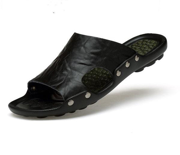 The hot british genuine cow leather sandals