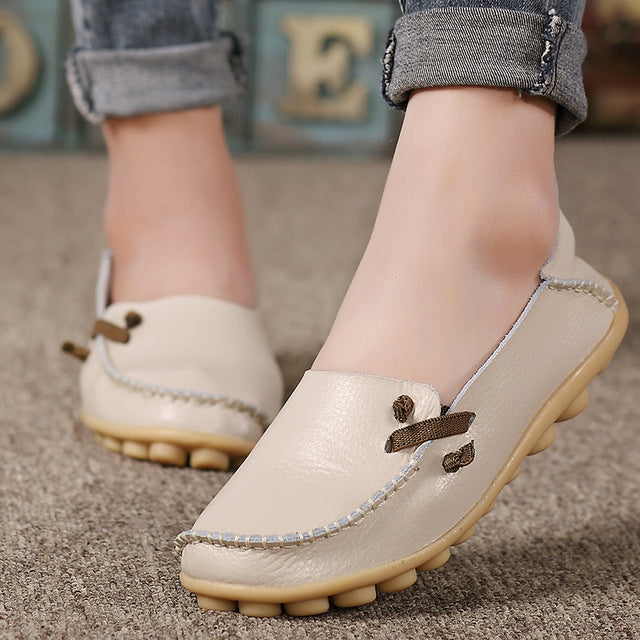 The Genuine Leather Lace up Shoes
