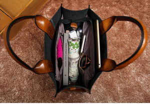 The Perforated Tote Leather Bags