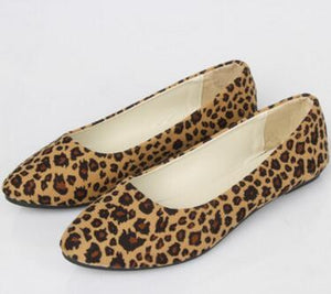 The Leopard Flats Shoes